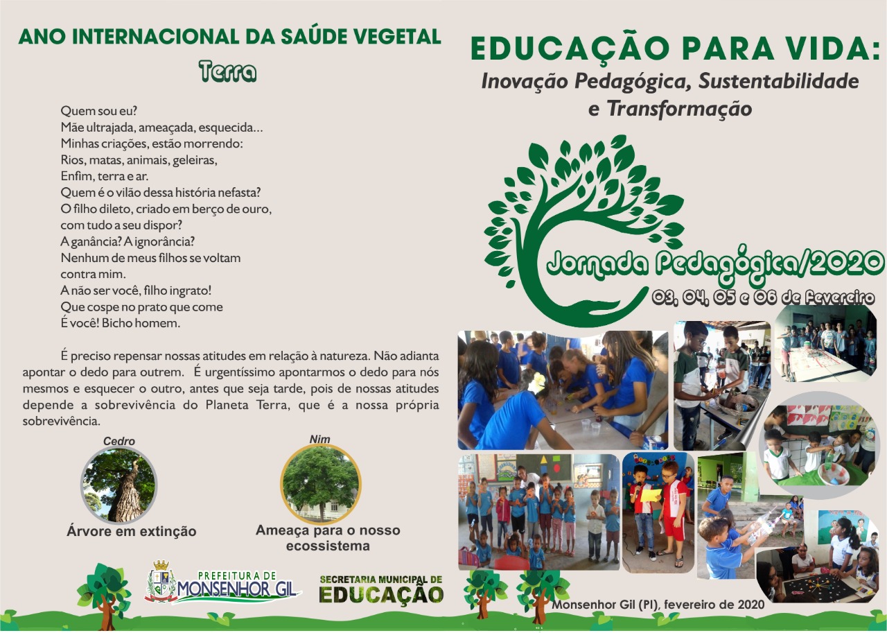 Educação levada a sério em Monsenhor Gil - Jornada Pedagógica 2020 - Parte 1  - Imagem 1