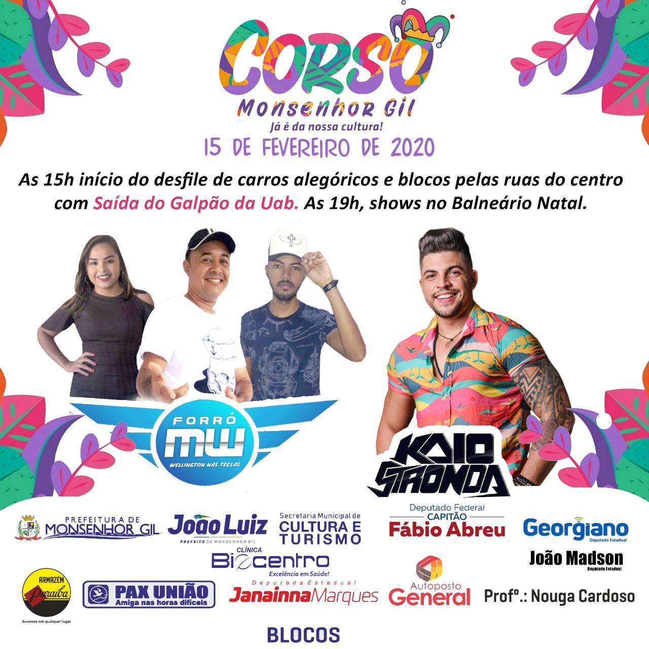 Monsenhor Gil se prepara para realizar o maior e melhor Corso da região do Médio Parnaíba - Imagem 18