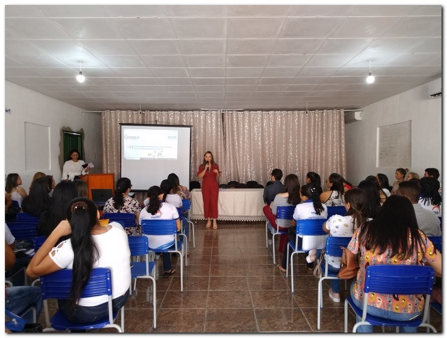 Capacitação com os profissionais da saúde 