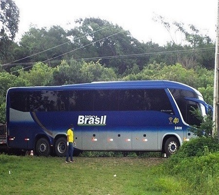 Ônibus de São Paulo com destino a Pedro II é parado na barreira sanitária na entrada da cidade  