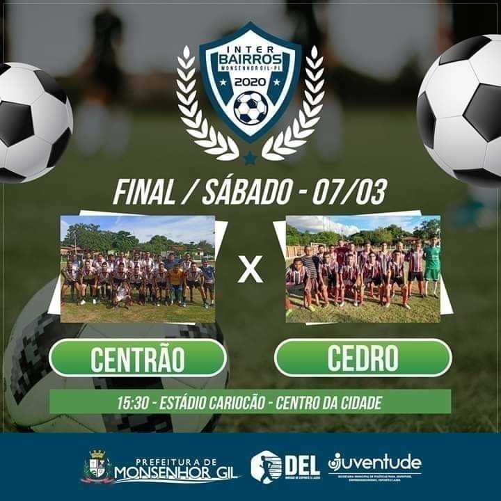 Centrão é campeão Inter Bairros de Monsenhor Gil 2020