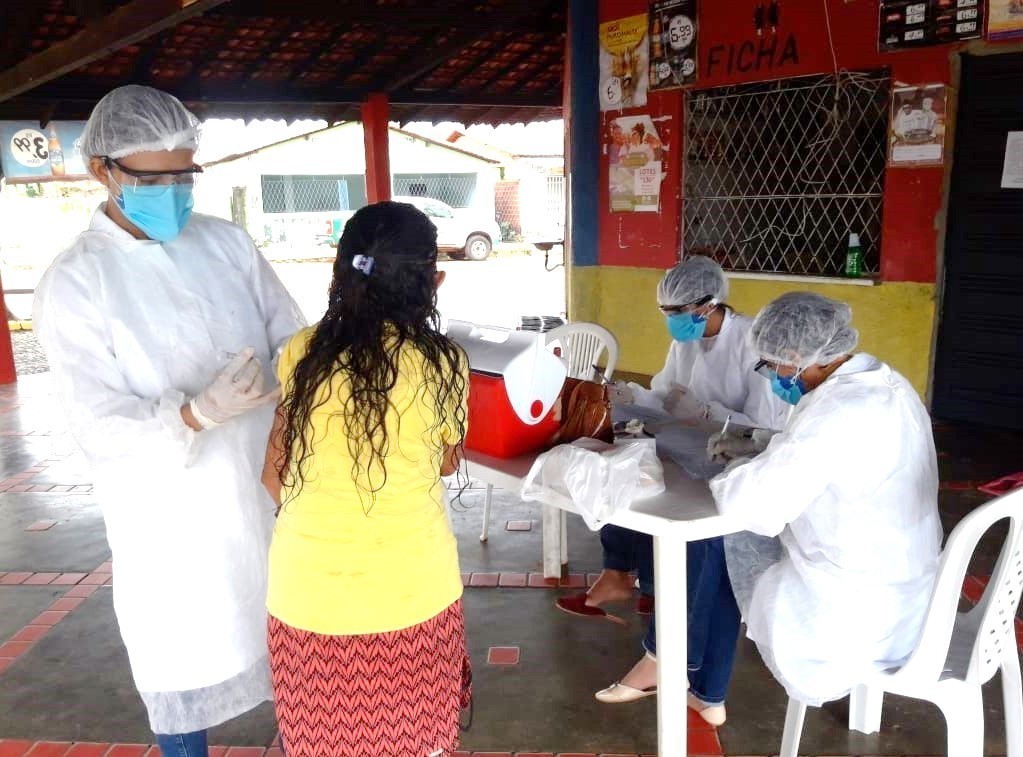 Secretaria municipal de saúde de Jatobá do Piauí prossegue com a campanha de vacinação dos idosos do município contra a gripe