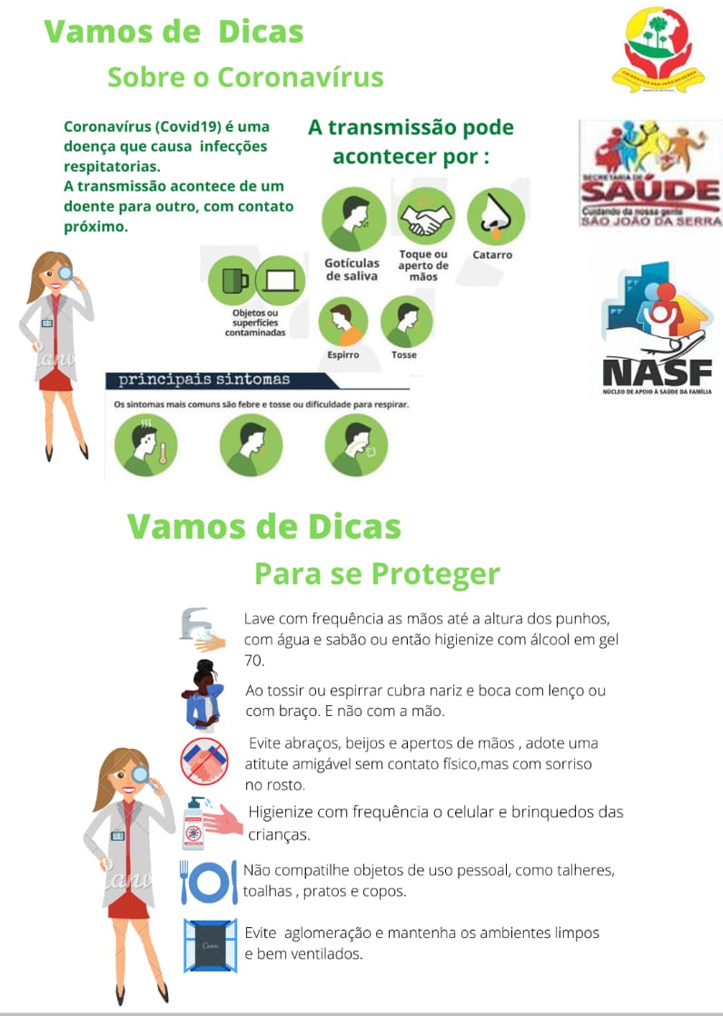 Prefeitura lança panfleto dando dicas contra Coronavírus - Imagem 1