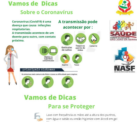 Prefeitura lança panfleto dando dicas contra Coronavírus