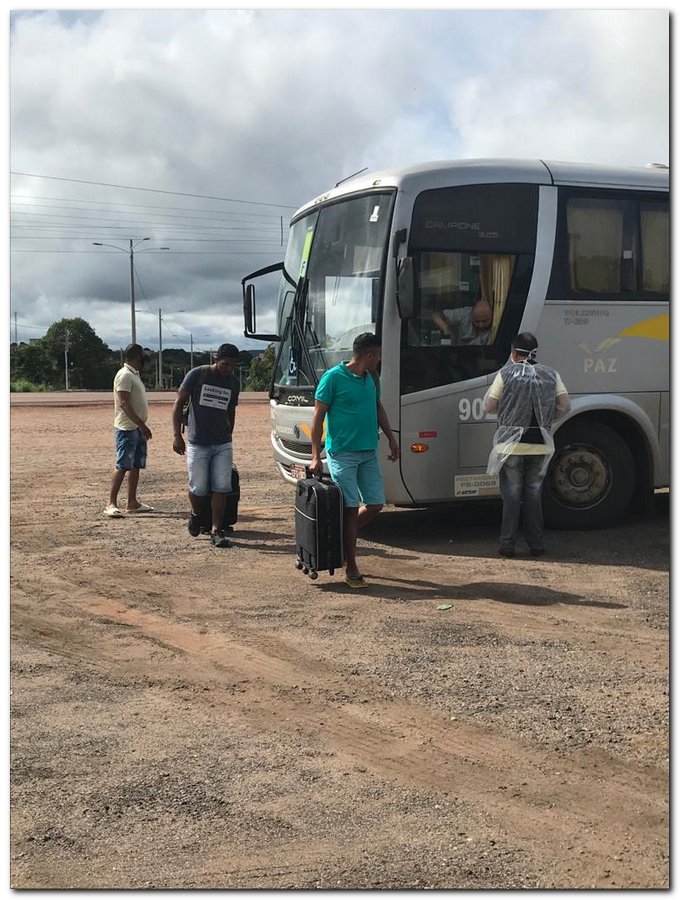Passageiros que chegam de outros estados passam por triagem em Inhuma - Imagem 1