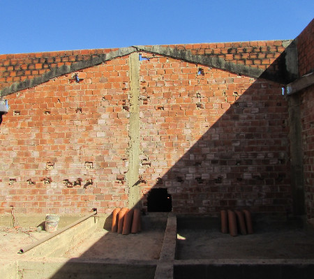 Desaba teto da UBS no bairro Itararé