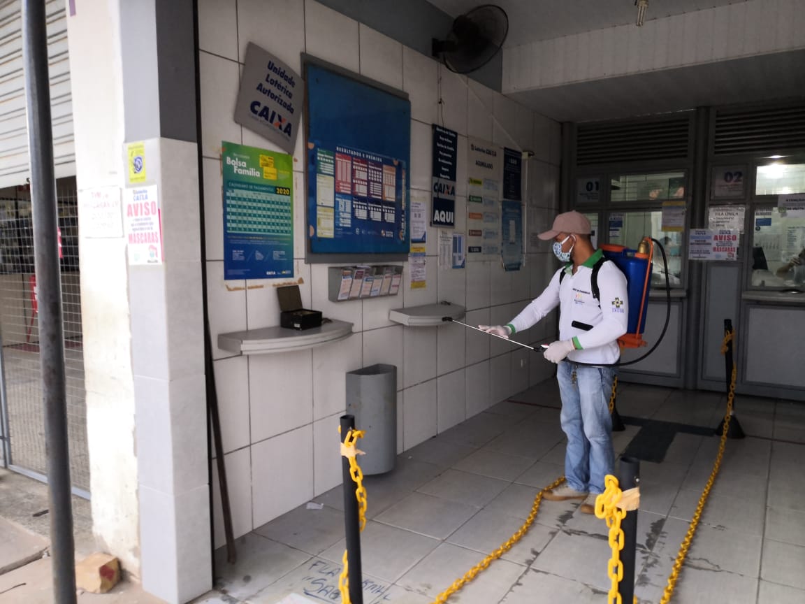 Pontos são desinfetados no combate ao Covid-19 em Monsenhor Gil - Imagem 2