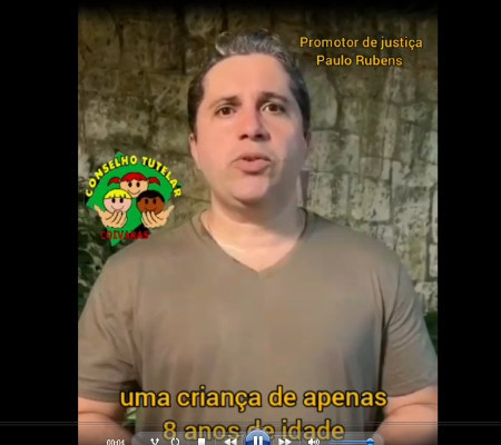 Promotor Paulo Rubens fala sobre Edição 2020 da Campanha Faça Bonito do Conselho Tutelar de Coivaras