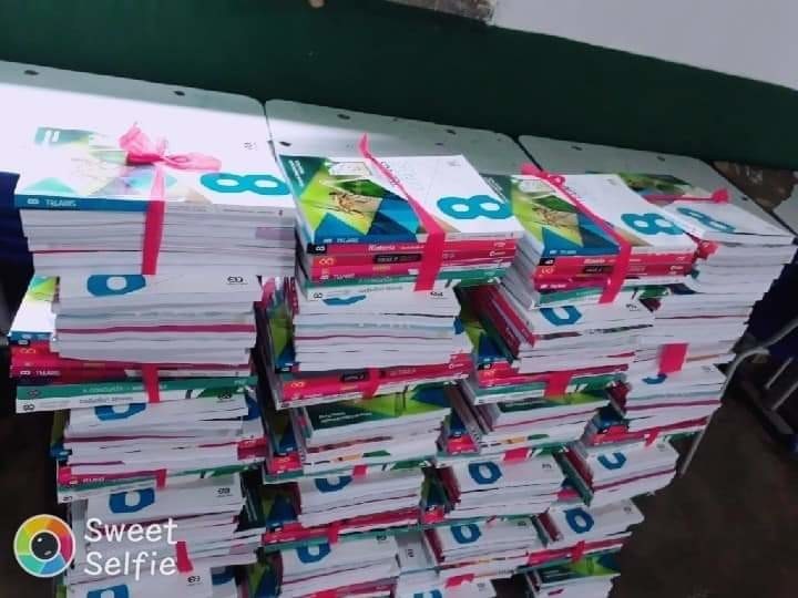 Equipe da secretaria de educação de Jatobá do Piauí realizando os últimos ajustes para o início do projeto Educação Remota na rede municipal de ensino