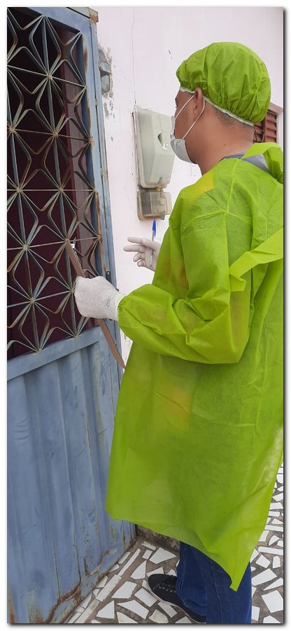 Secretaria de Saúde de Inhuma distribui mascaras e orienta população - Imagem 7