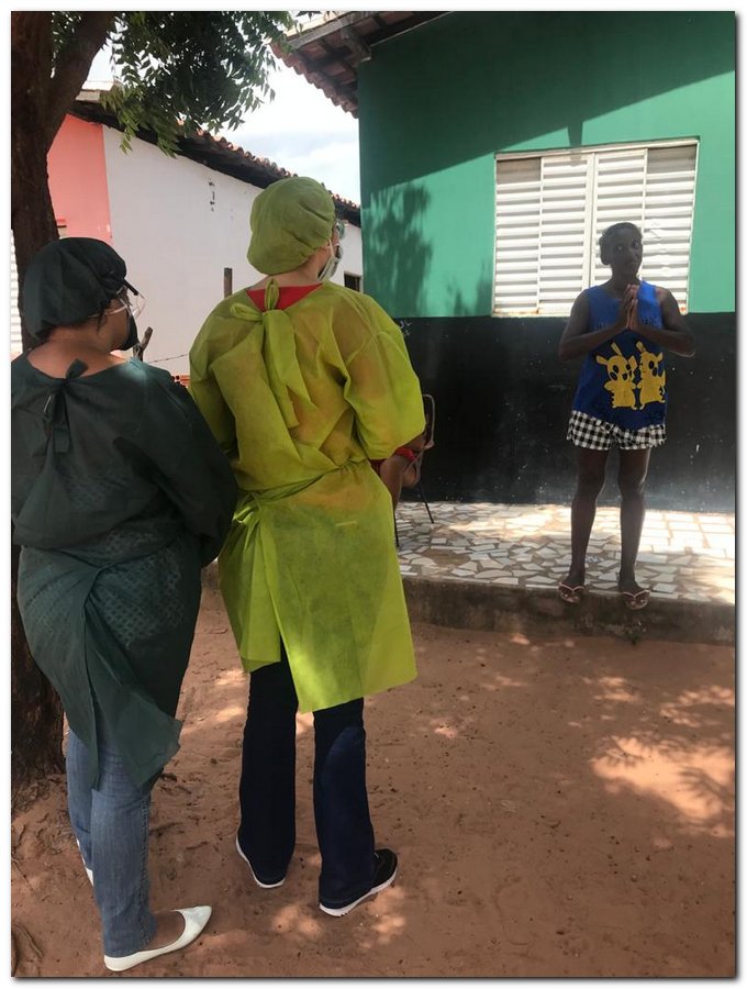 Secretaria de Saúde de Inhuma distribui mascaras e orienta população - Imagem 3