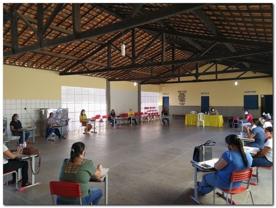 Reunião com a equipe gestora das escolas municipais 