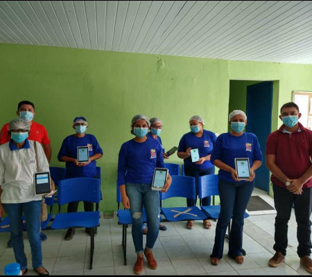 Em São João da Serra ACS recebem tablets com direito a capacitação pela Prefeitura Municipal