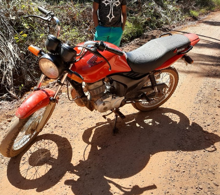 Polícia Militar recupera mais uma moto no interior do Estado 