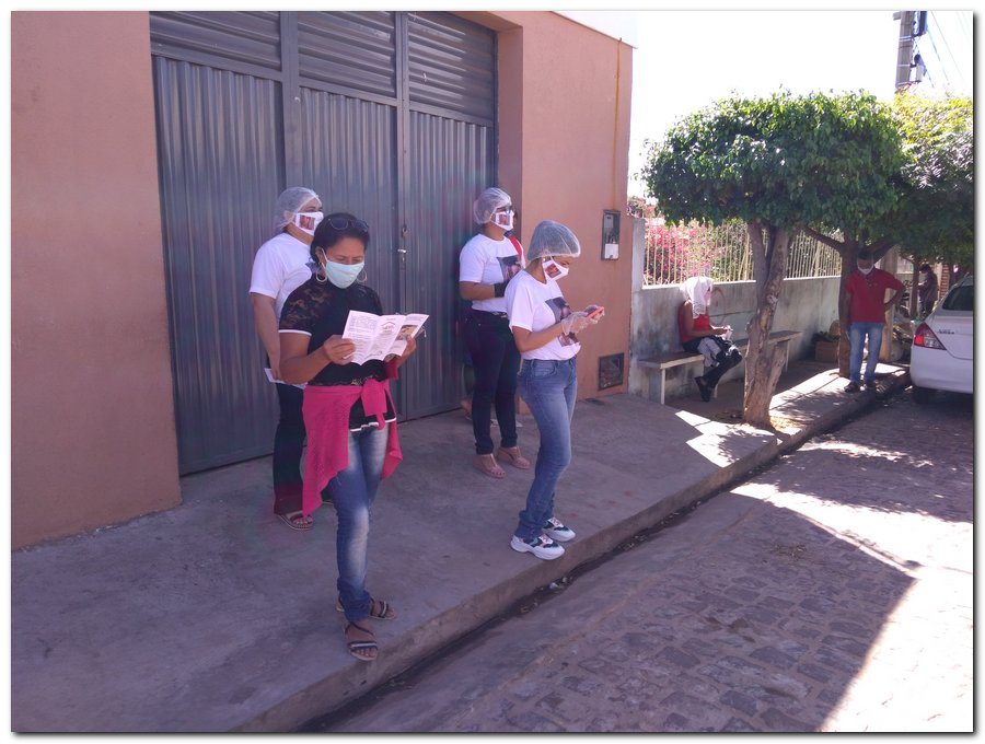 Campanha sinal vermelho contra a violência doméstica em Inhuma-Piauí - Imagem 5