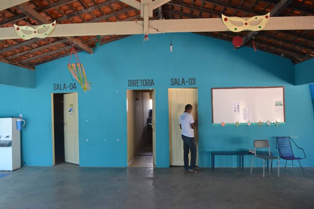 Mais uma escola reformada e aguardando pela volta dos alunos em Monsenhor Gil - Imagem 2