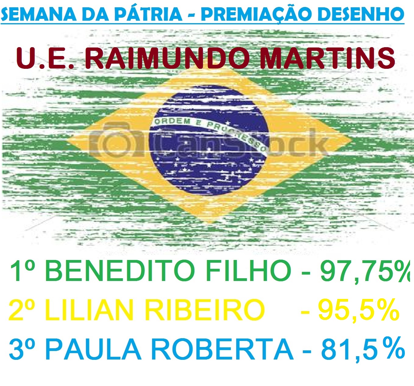 Ensino médio da UERM realiza o 1º Concurso de Redação e Desenho alusivo à Semana da Pátria - Imagem 1