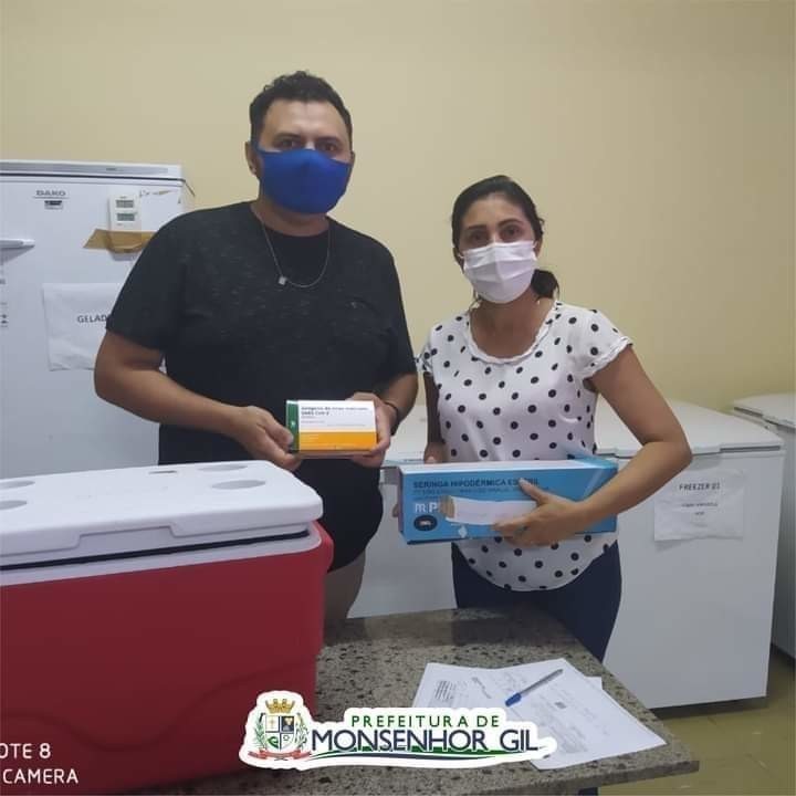 Já se encontra em solo monsenhorgilense a vacina Coronavac, contra a Covid-19