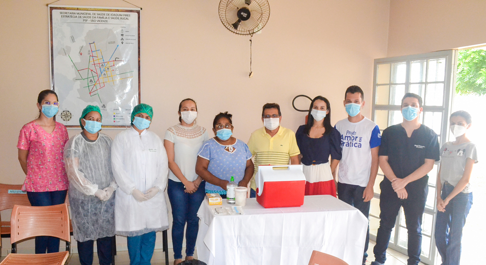 Joaquim Pires inicia vacinação contra COVID-19 - Imagem 1