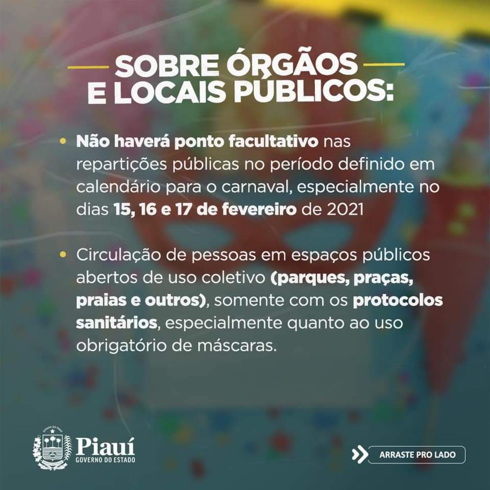 Novas medidas no enfrentamento a Pandemia do novo Coronavirus em Monsenhor Gil - Imagem 7