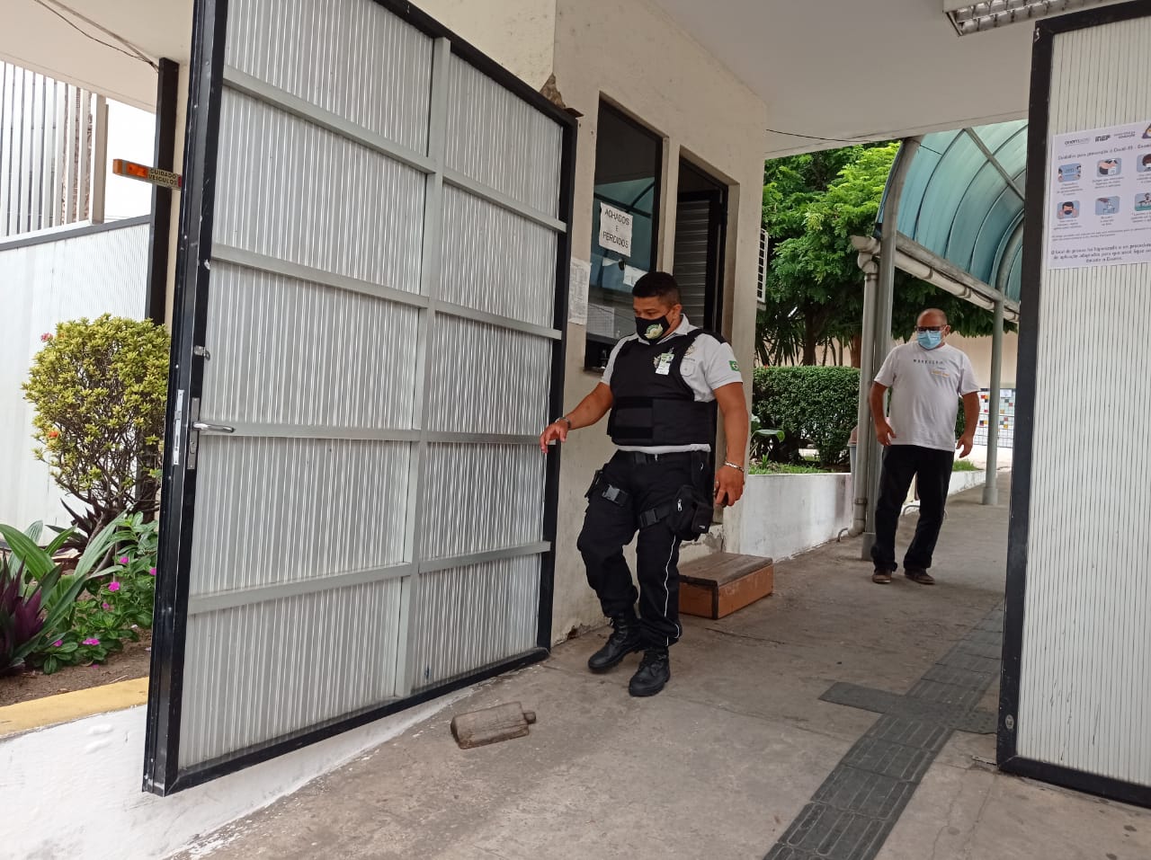 Apenas 12 candidatos foram fazer a prova do Enem Digital no IFPI - Fotos: Efrém Ribeiro