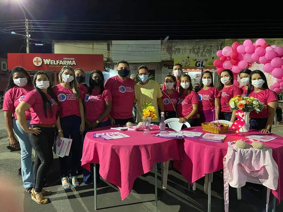 Outubro Rosa é lembrado em Monsenhor Gil pela equipe da Secretaria de Saúde - Imagem 1