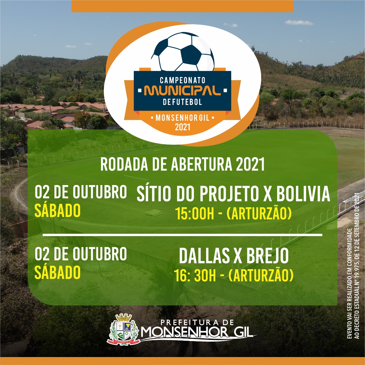 Prefeito João Luiz e vice Evandro Abreu abrem jogos em Monsenhor Gil - Imagem 4