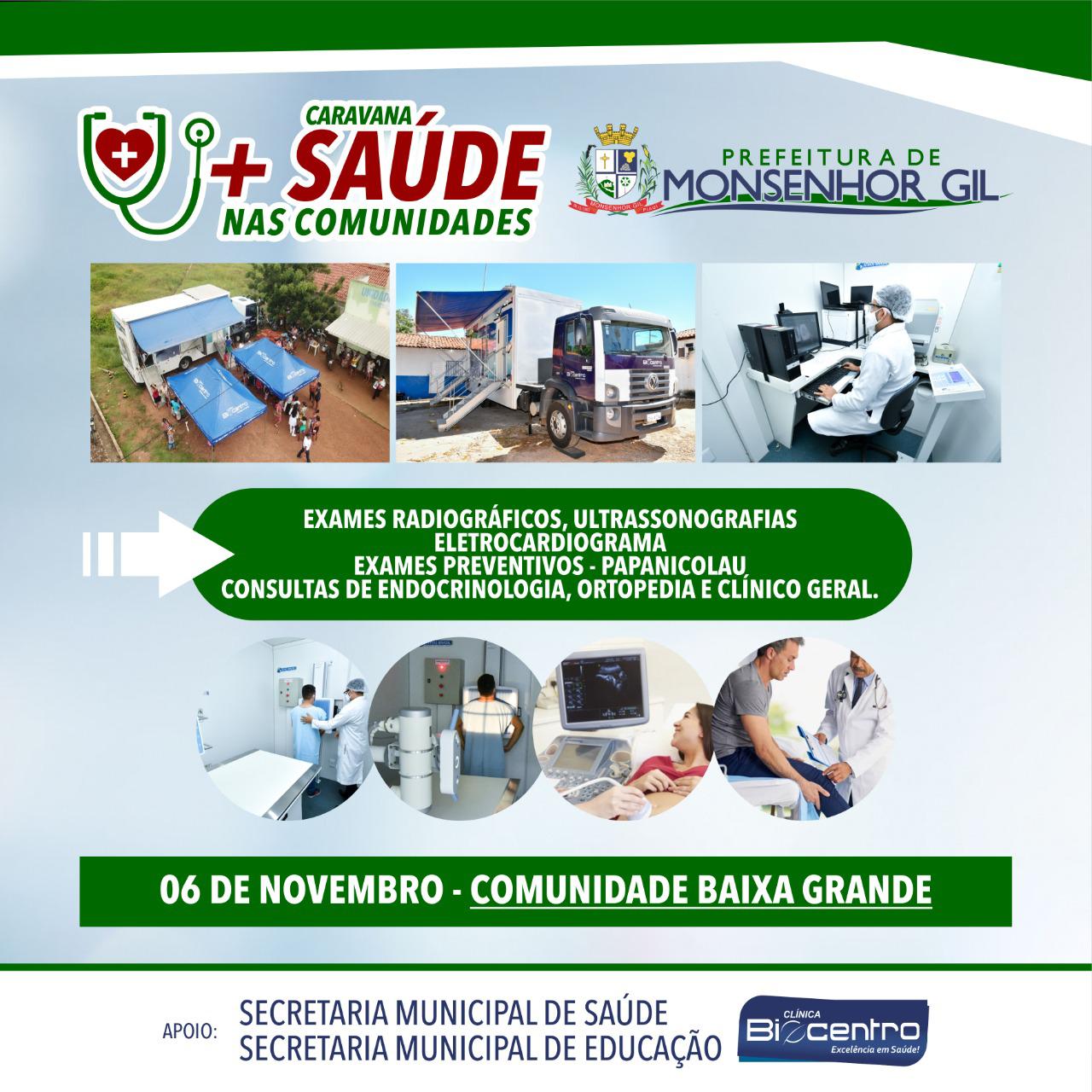 Prefeitura de Monsenhor Gil realiza o programa +Saúde na Comunidade - Imagem 4