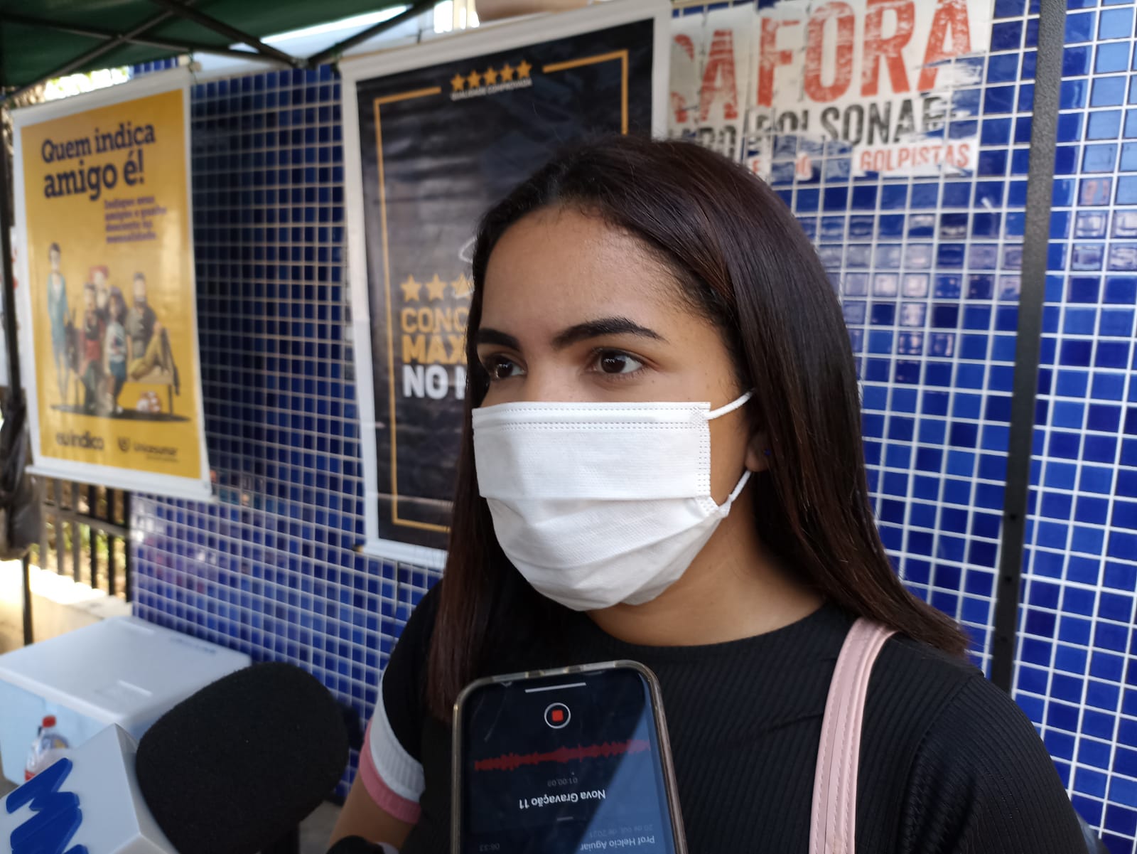 Jéssica fez o Enem 2021 e quer cusar Psicologia - Foto: Efrém Ribeiro