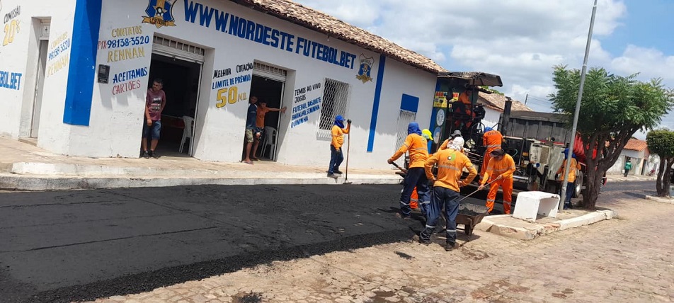 Nossa Senhora dos Remédios ganha nova pavimenta asfáltica - Imagem 2