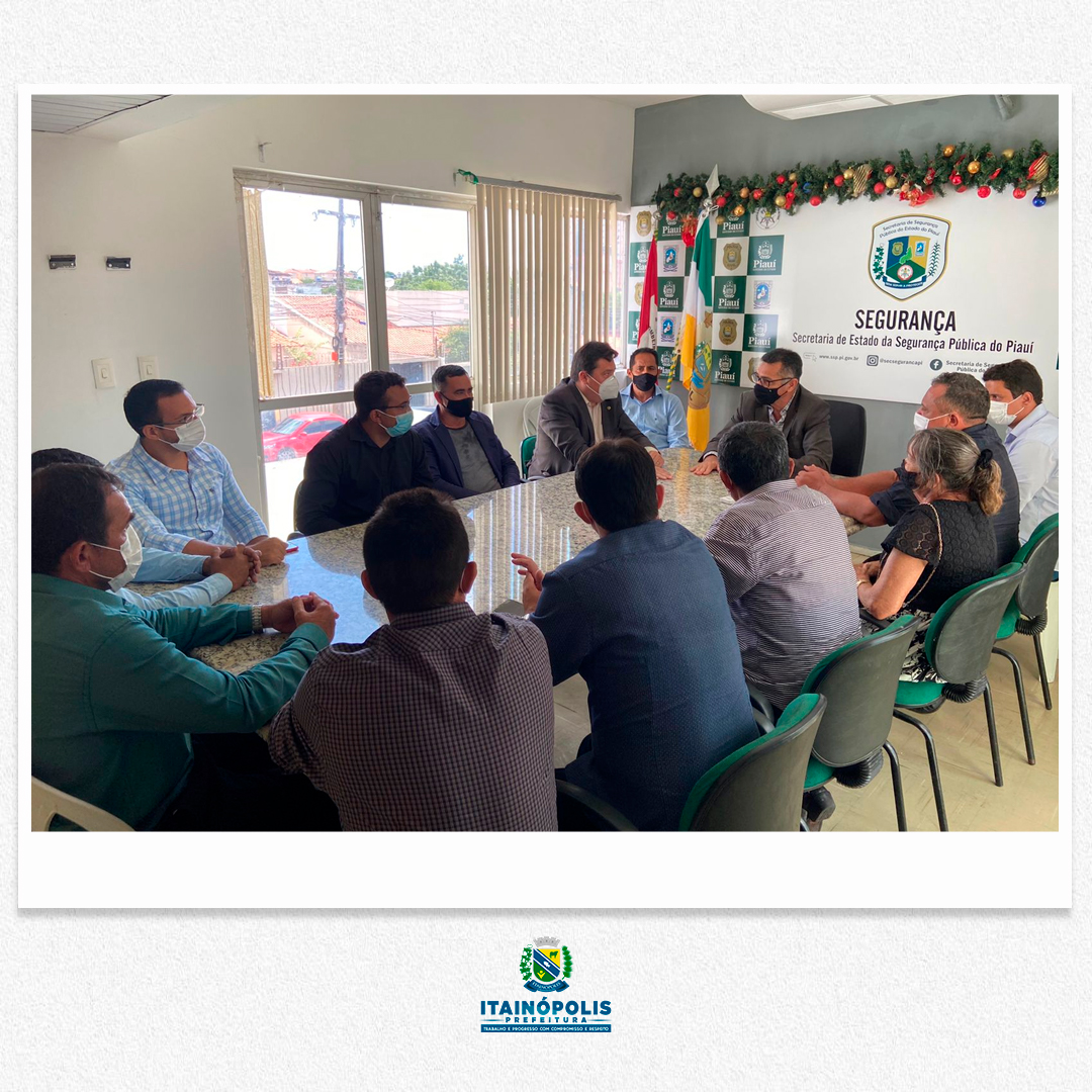 Prefeito Miguel e Lideranças se reúnem com Sec. de Seg. Pública RUBENS P. - Imagem 3