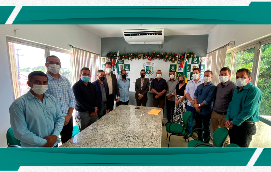 Prefeito Miguel e Lideranças se reúnem com Sec. de Seg. Pública RUBENS P.