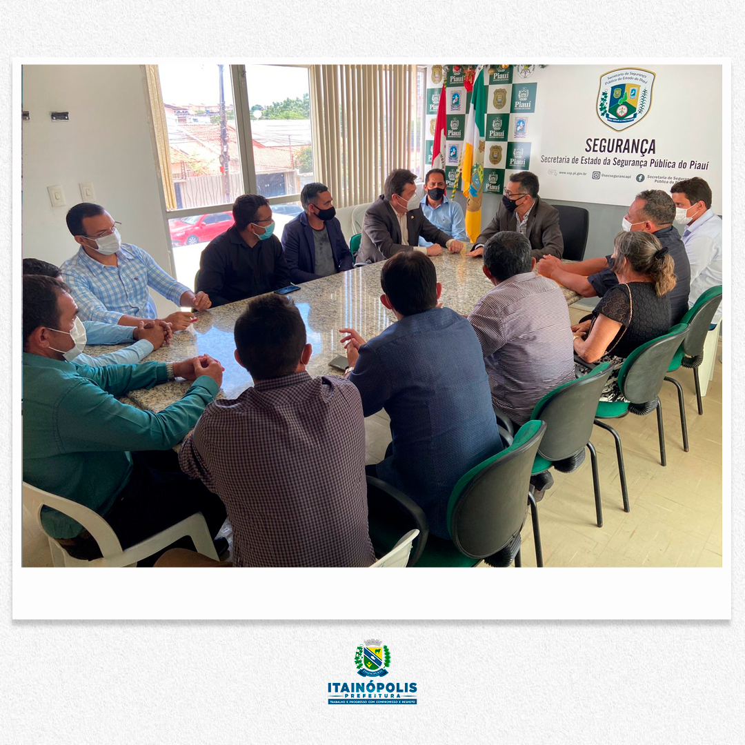 Prefeito Miguel e Lideranças se reúnem com Sec. de Seg. Pública RUBENS P. - Imagem 2