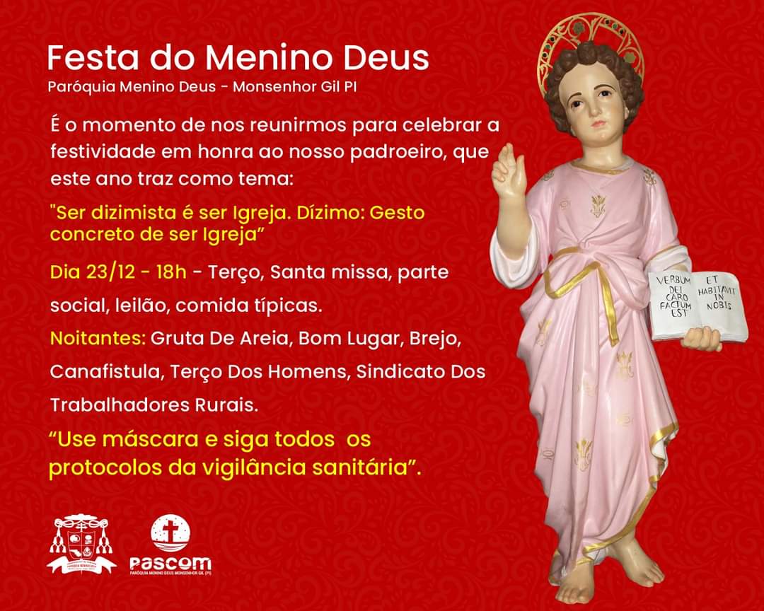 Abertura dos festejos do Menino Deus de Natal  em Monsenhor Gil  - Imagem 1