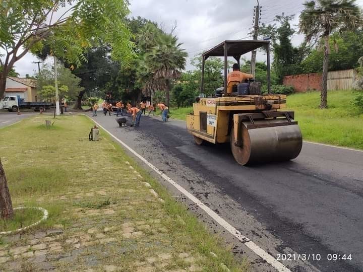 Prefeitura de Monsenhor Gil continua com obras de mobilidade urbana