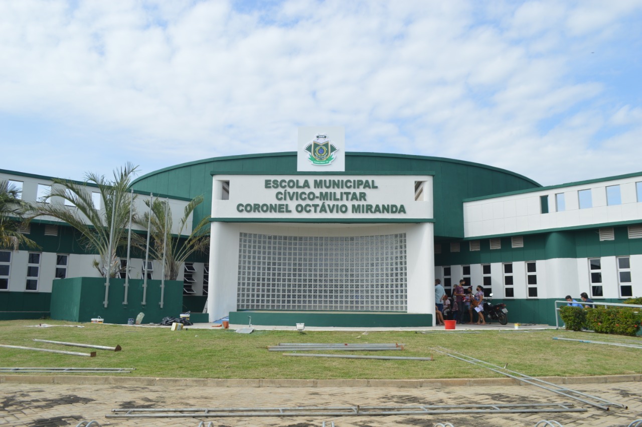 Escola cívico-Militar Cel-octávio Miranda será inaugurada amanhã 13 De março - Imagem 1