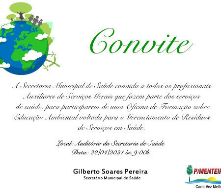 Pimenteiras promove evento para profissionais de serviços gerais.