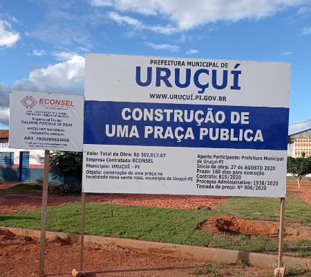Praça da Nova Santa Rosa será entregue em maio