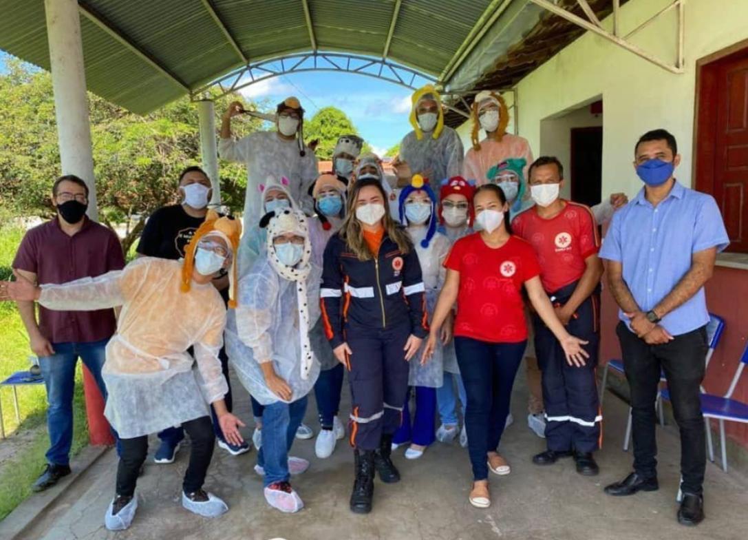 Hospital de Monsenhor Gil recebe Grupo Clowns, um momento de descontração - Imagem 5
