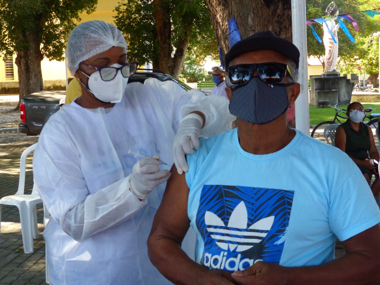 Arraiá da vacinação contra a Covid-19 em Monsenhor Gil - Imagem 7