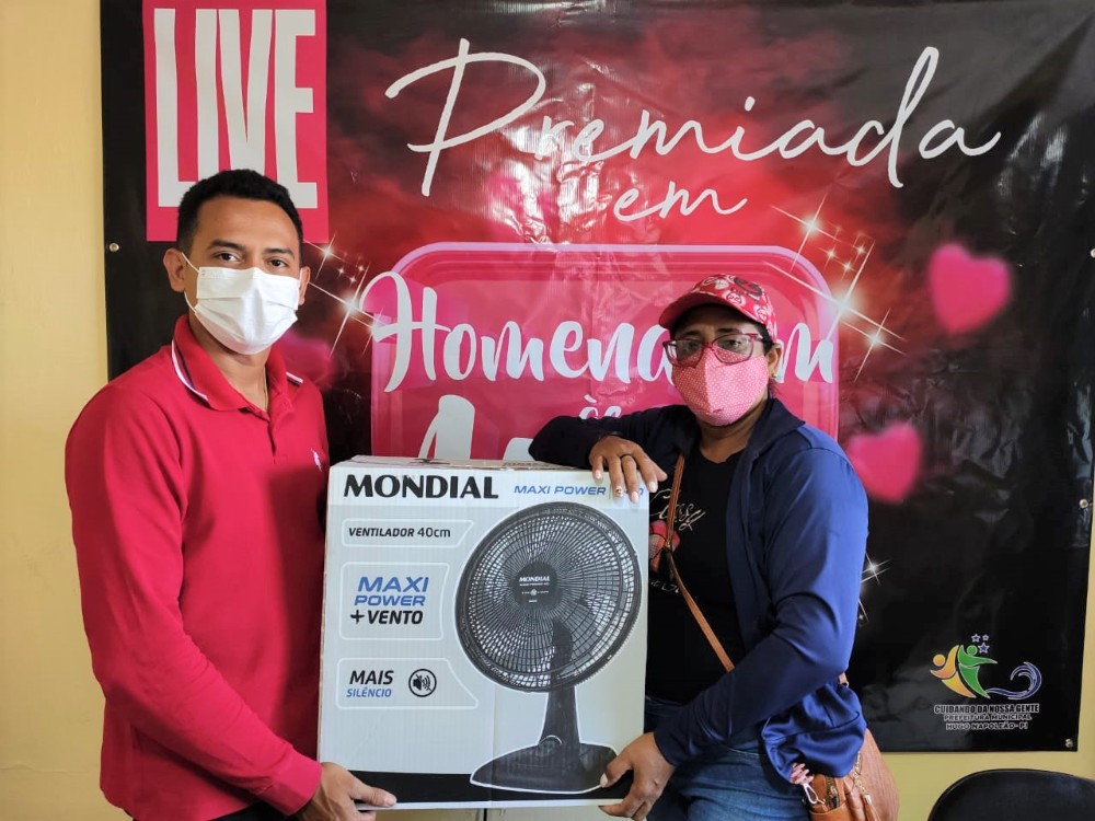 Prefeitura de Hugo Napoleão entrega de prêmios na Live em homenagem às Mães - Imagem 4