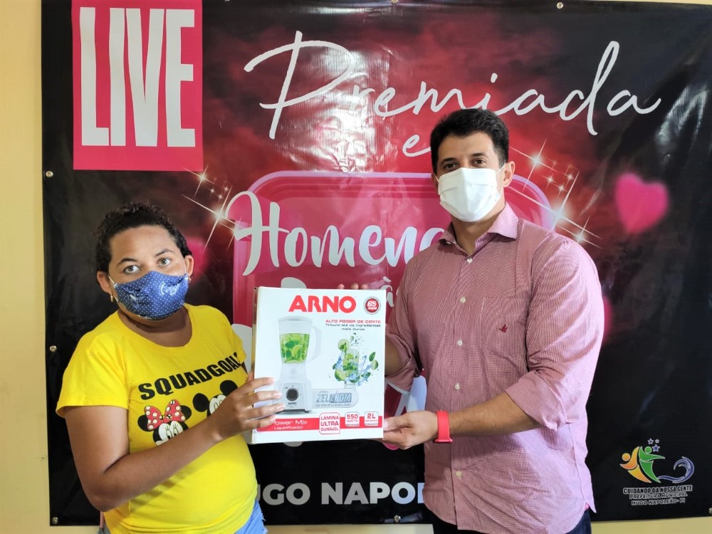 Prefeitura de Hugo Napoleão entrega de prêmios na Live em homenagem às Mães - Imagem 3