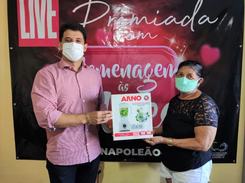 Prefeitura de Hugo Napoleão entrega de prêmios na Live em homenagem às Mães - Imagem 16