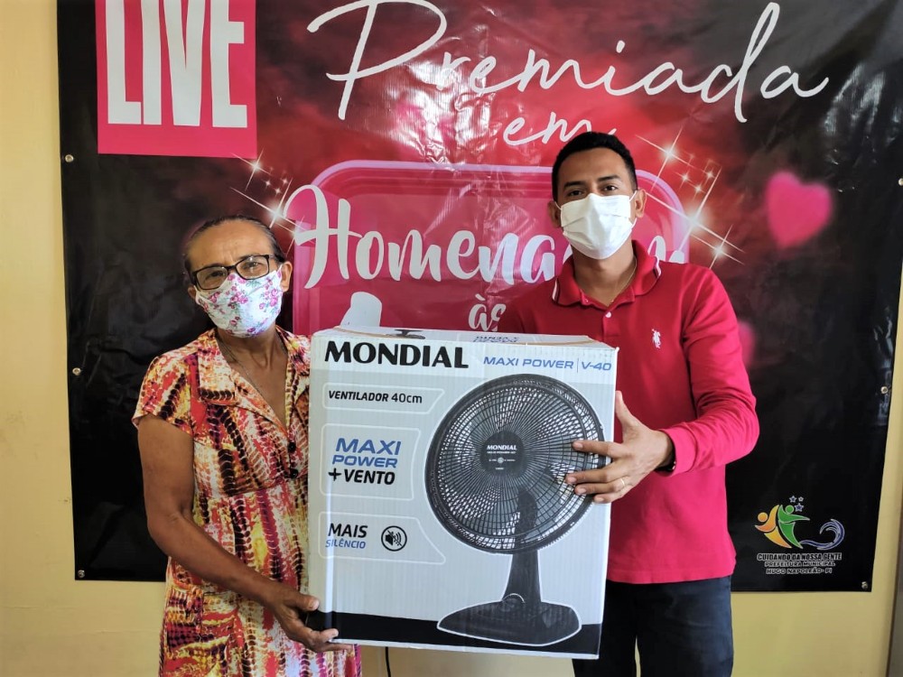 Prefeitura de Hugo Napoleão entrega de prêmios na Live em homenagem às Mães - Imagem 20