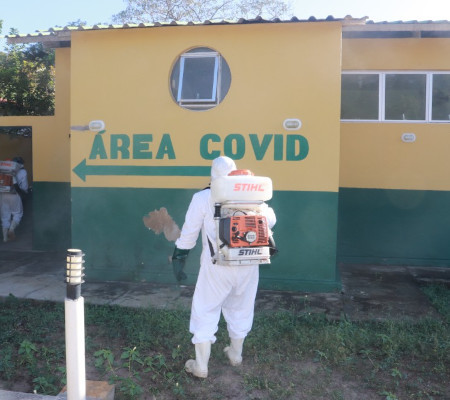 Prefeitura de Lagoinha realizou Sanitização na Cidade contra o COVID-19