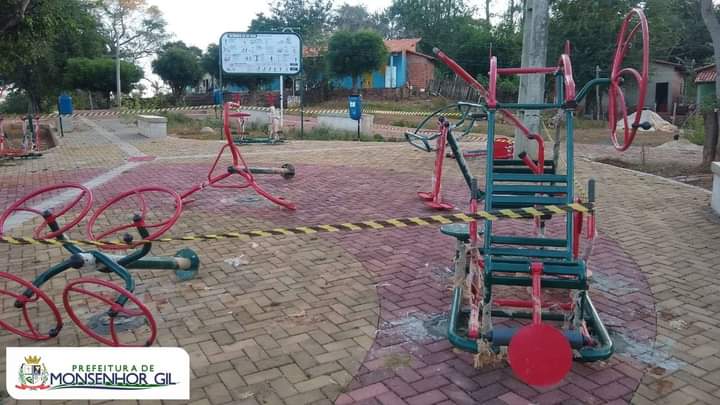 Canafístula em Monsenhor Gil ganha praça Nova com academia - Imagem 1