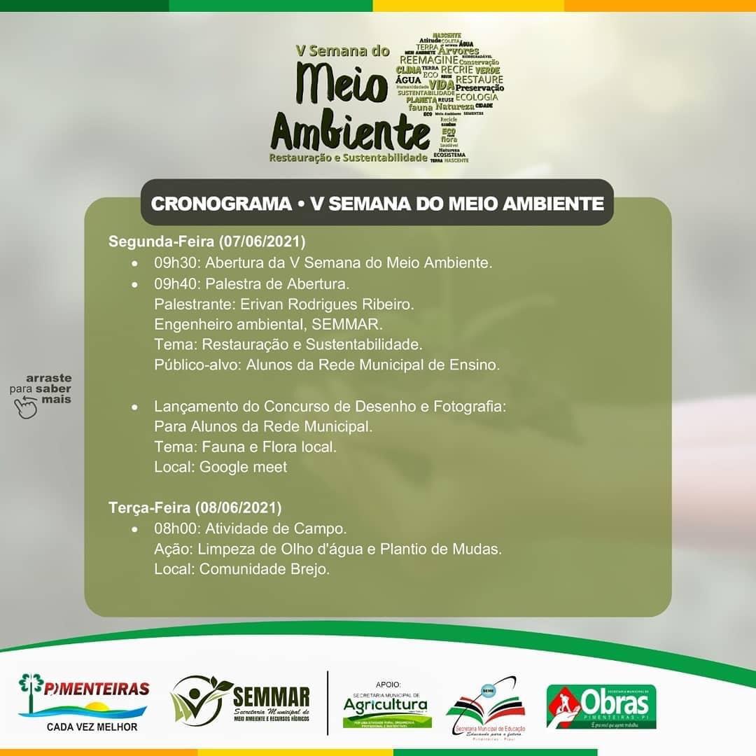 SEMMAR de Pimenteiras realiza Semana do Meio Ambiente - Imagem 2