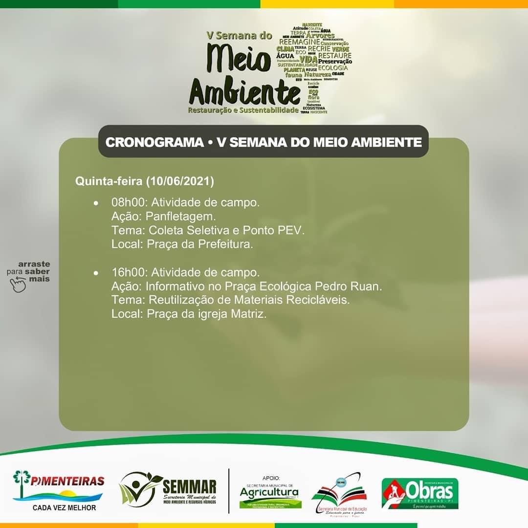 SEMMAR de Pimenteiras realiza Semana do Meio Ambiente - Imagem 4