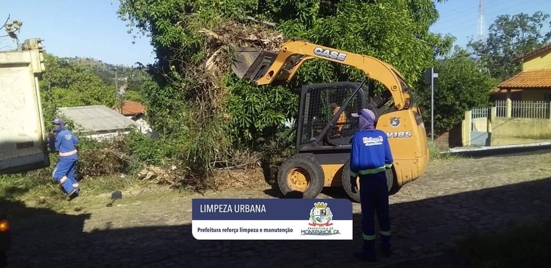 Prefeitura de Monsenhor Gil fazendo reforço na limpeza pública - Imagem 2