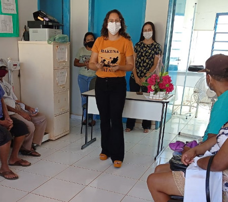 Equipe do NASF de Itainópolis realiza roda de conversa com pacientes de UBS